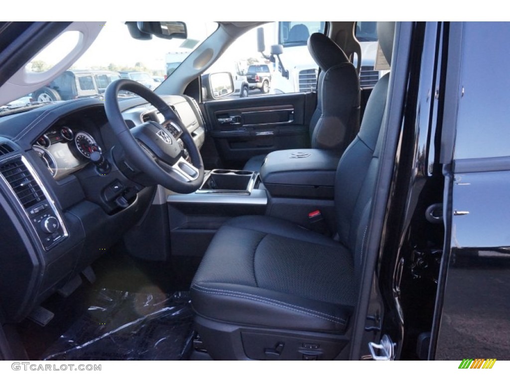 2014 1500 Laramie Crew Cab - Black / Black photo #7