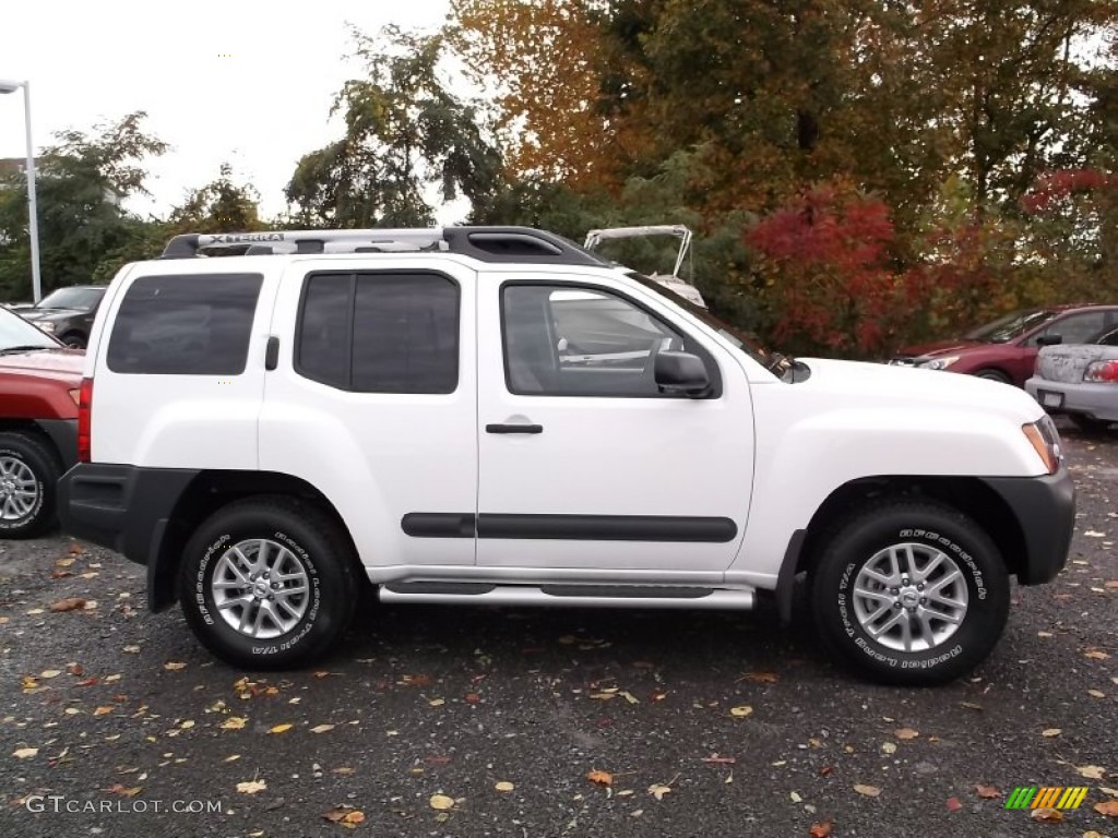 Glacier White 2015 Nissan Xterra S 4x4 Exterior Photo #98240168