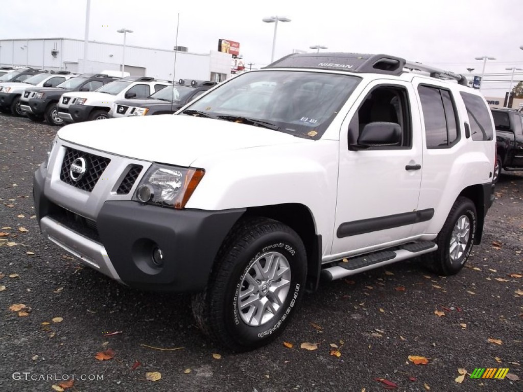 Glacier White 2015 Nissan Xterra S 4x4 Exterior Photo #98240231