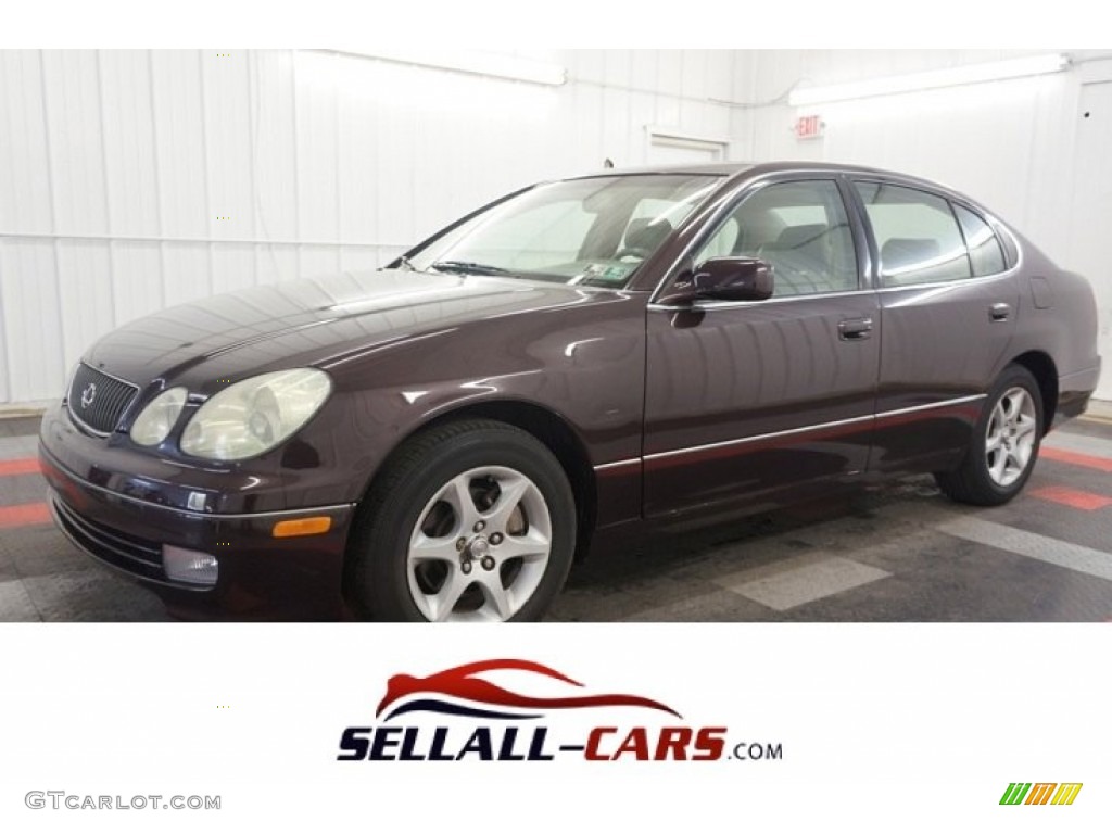 2001 GS 300 - Black Cherry Pearl / Ivory photo #1
