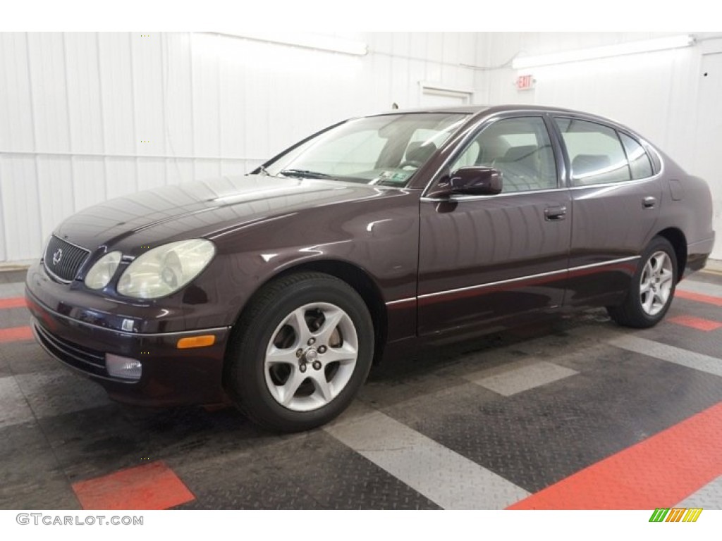 2001 GS 300 - Black Cherry Pearl / Ivory photo #2
