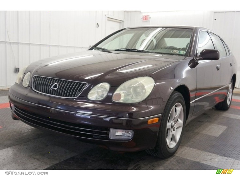 2001 GS 300 - Black Cherry Pearl / Ivory photo #3