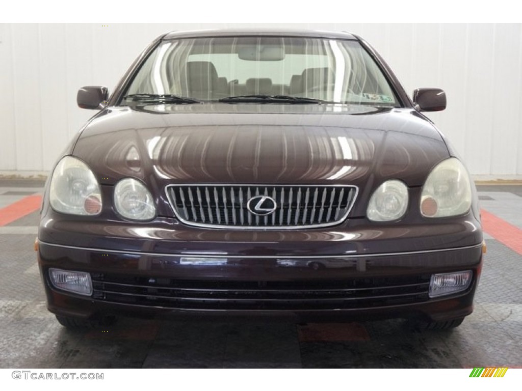 2001 GS 300 - Black Cherry Pearl / Ivory photo #4
