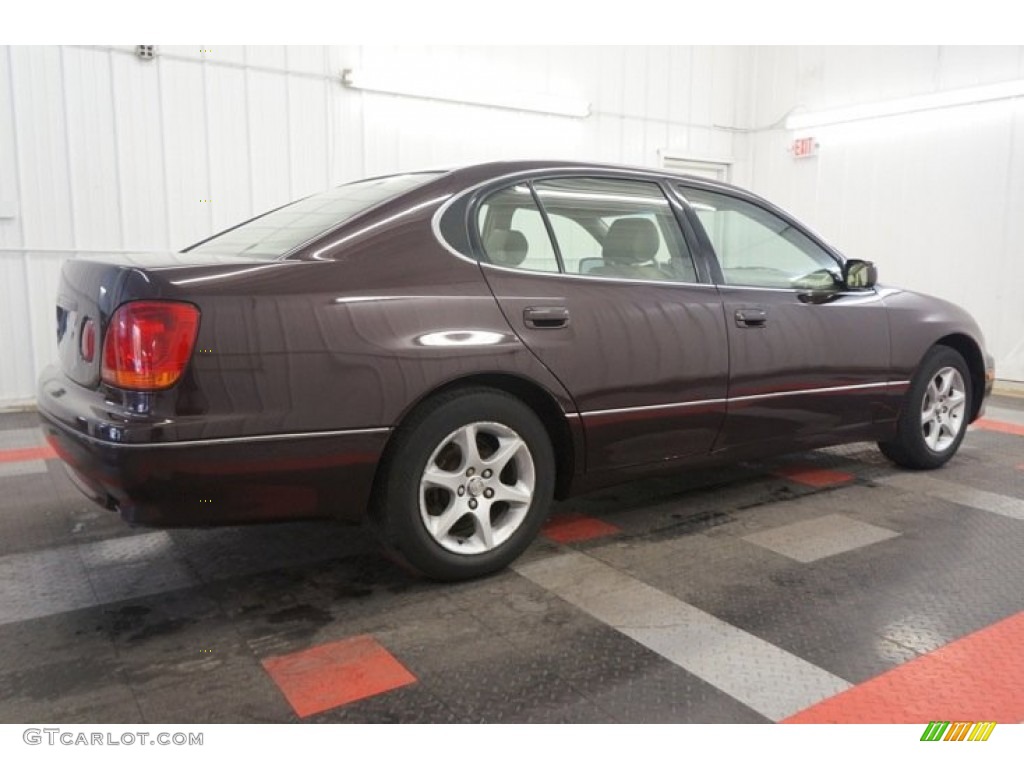 2001 GS 300 - Black Cherry Pearl / Ivory photo #7