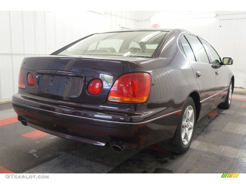 2001 GS 300 - Black Cherry Pearl / Ivory photo #8