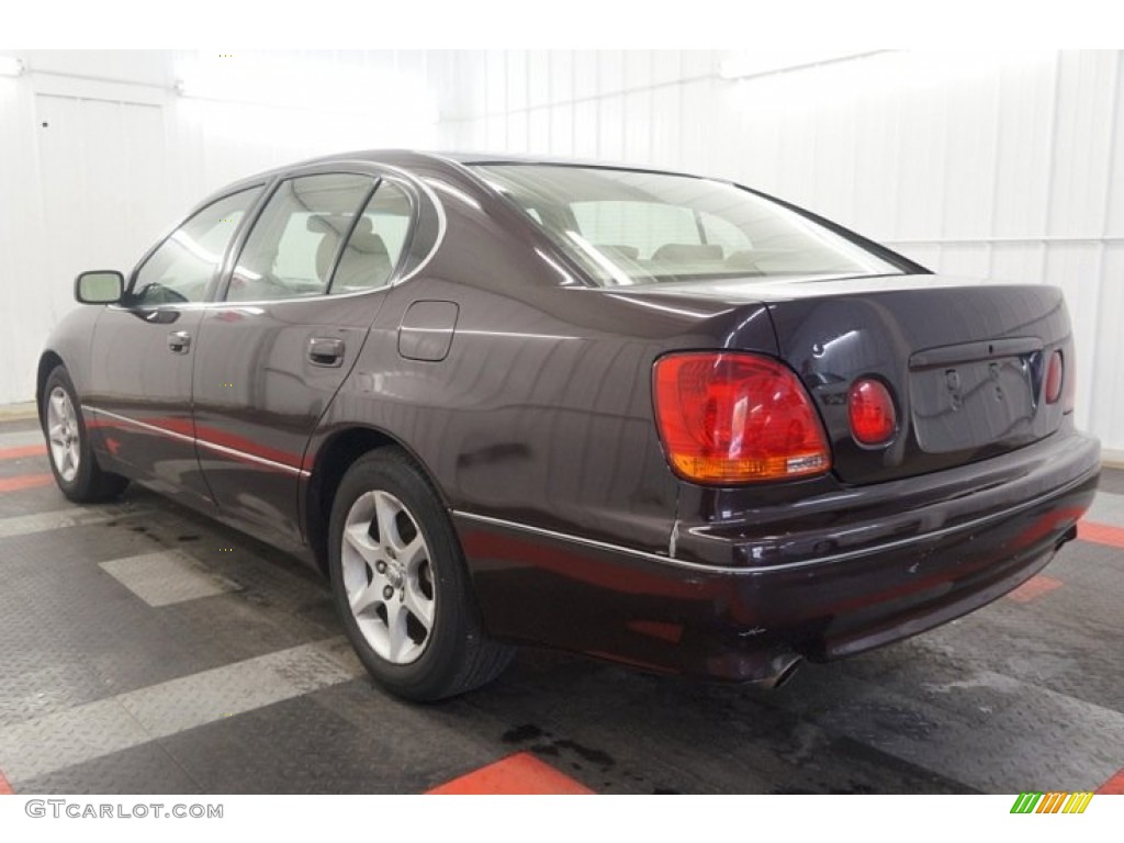 2001 GS 300 - Black Cherry Pearl / Ivory photo #10