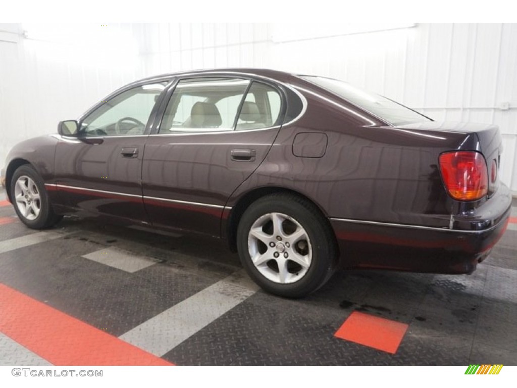 2001 GS 300 - Black Cherry Pearl / Ivory photo #11