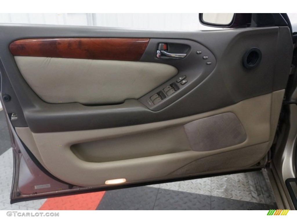 2001 GS 300 - Black Cherry Pearl / Ivory photo #12