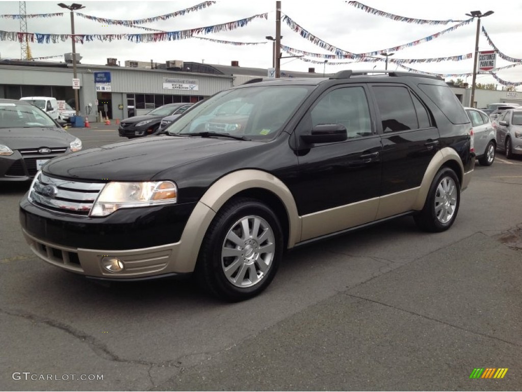 2008 Taurus X Eddie Bauer AWD - Black / Camel photo #3