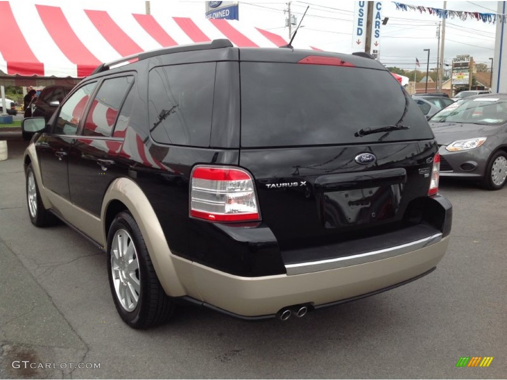 2008 Taurus X Eddie Bauer AWD - Black / Camel photo #4