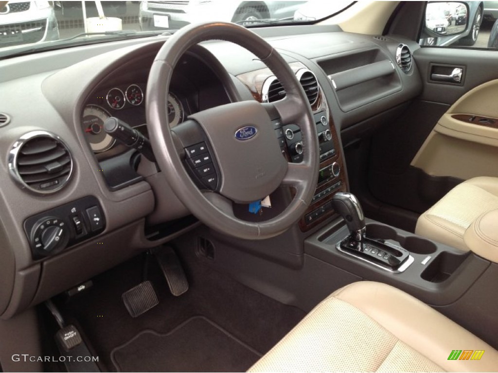 2008 Taurus X Eddie Bauer AWD - Black / Camel photo #8