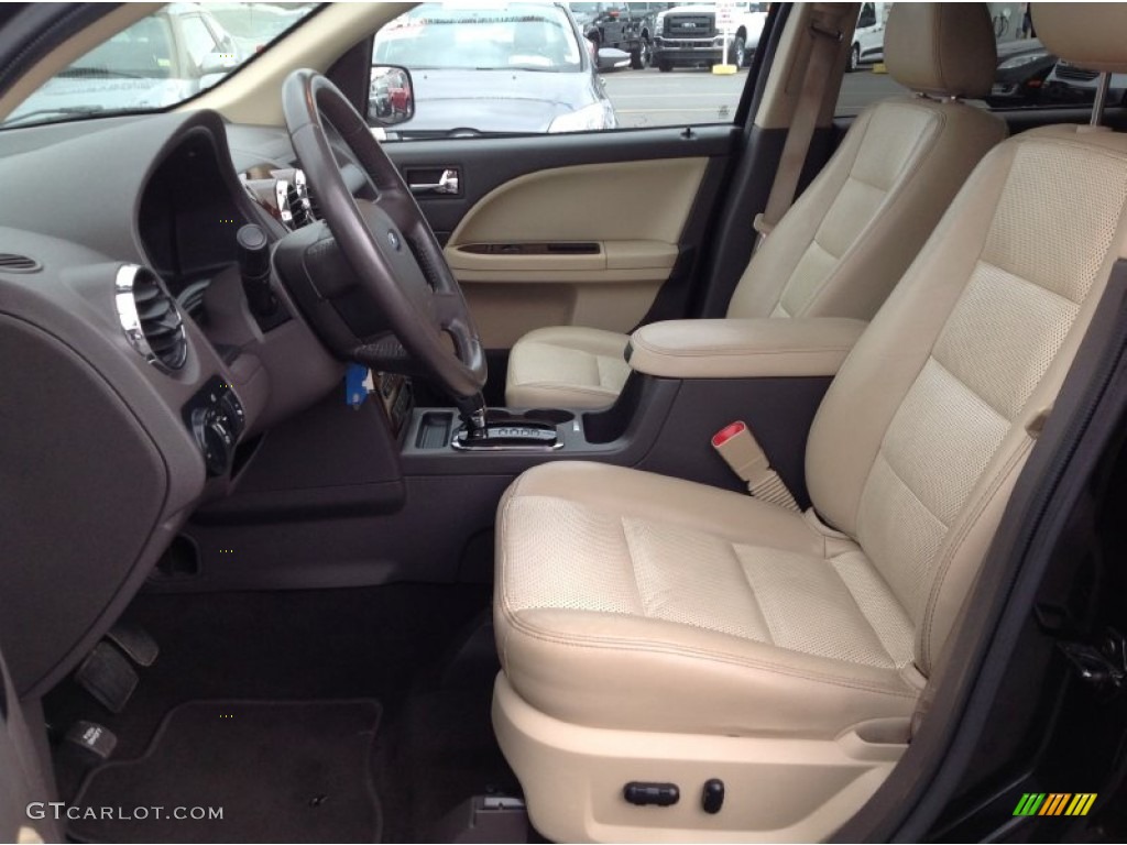 2008 Taurus X Eddie Bauer AWD - Black / Camel photo #9