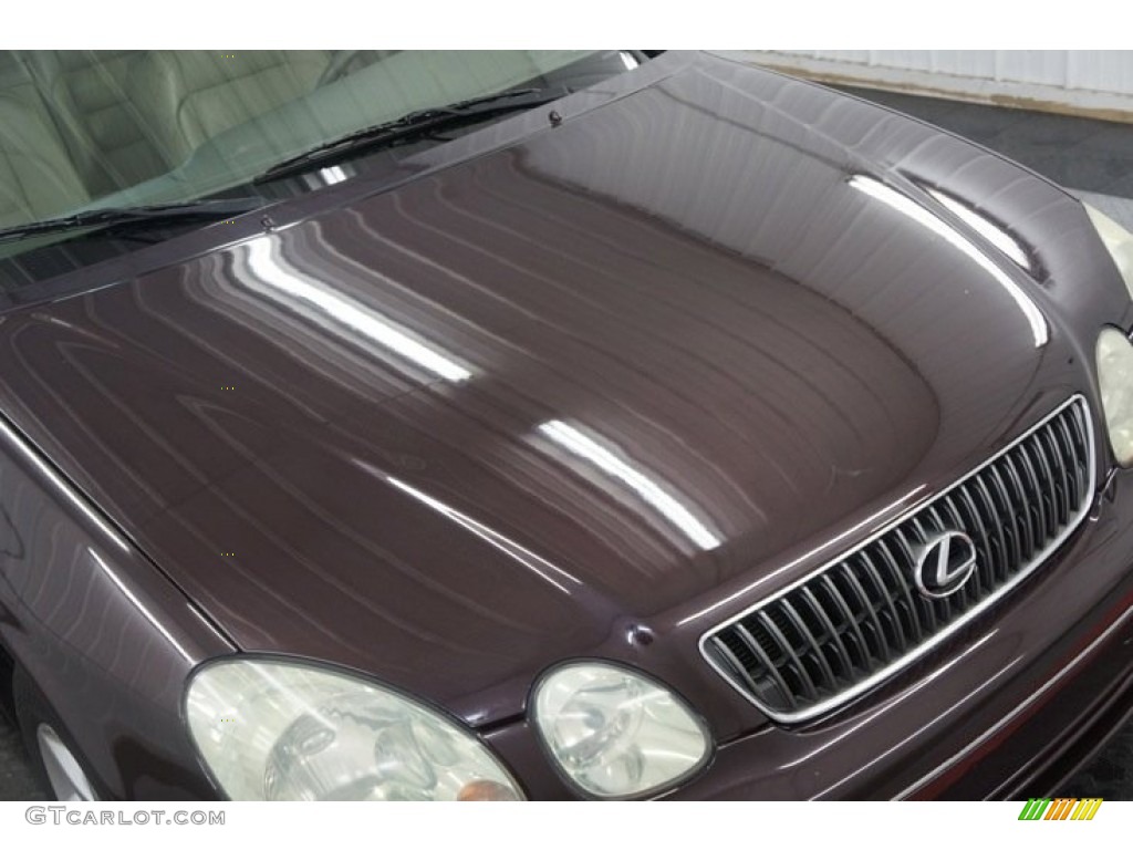 2001 GS 300 - Black Cherry Pearl / Ivory photo #44