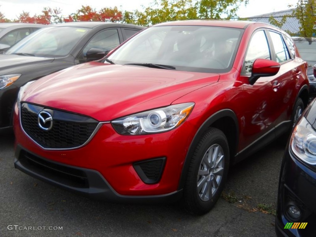 2015 CX-5 Sport - Soul Red Metallic / Black photo #1