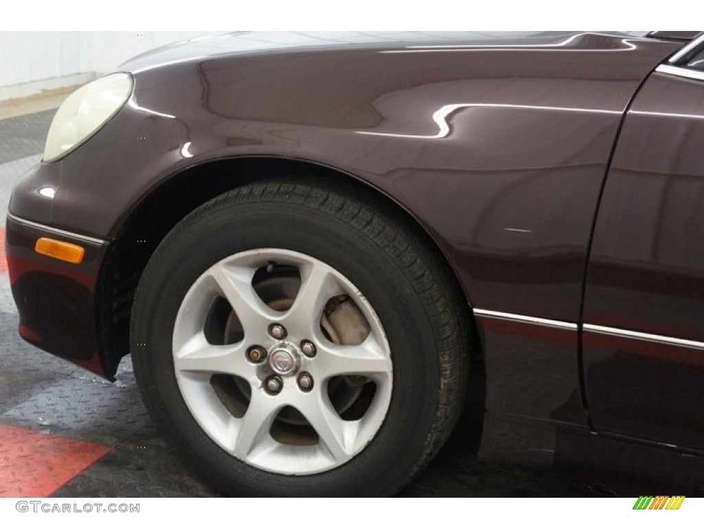 2001 GS 300 - Black Cherry Pearl / Ivory photo #66