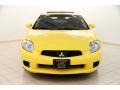 2009 Solar Satin Yellow Mitsubishi Eclipse GS Coupe  photo #2
