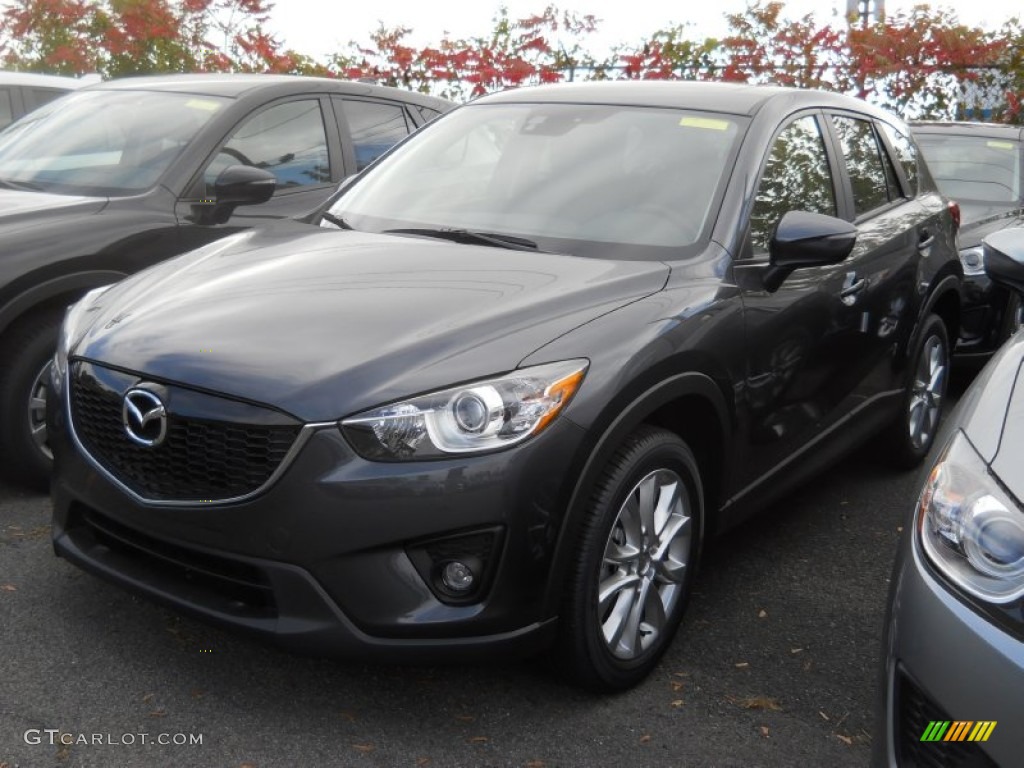 2015 CX-5 Grand Touring - Meteor Gray Mica / Black photo #1