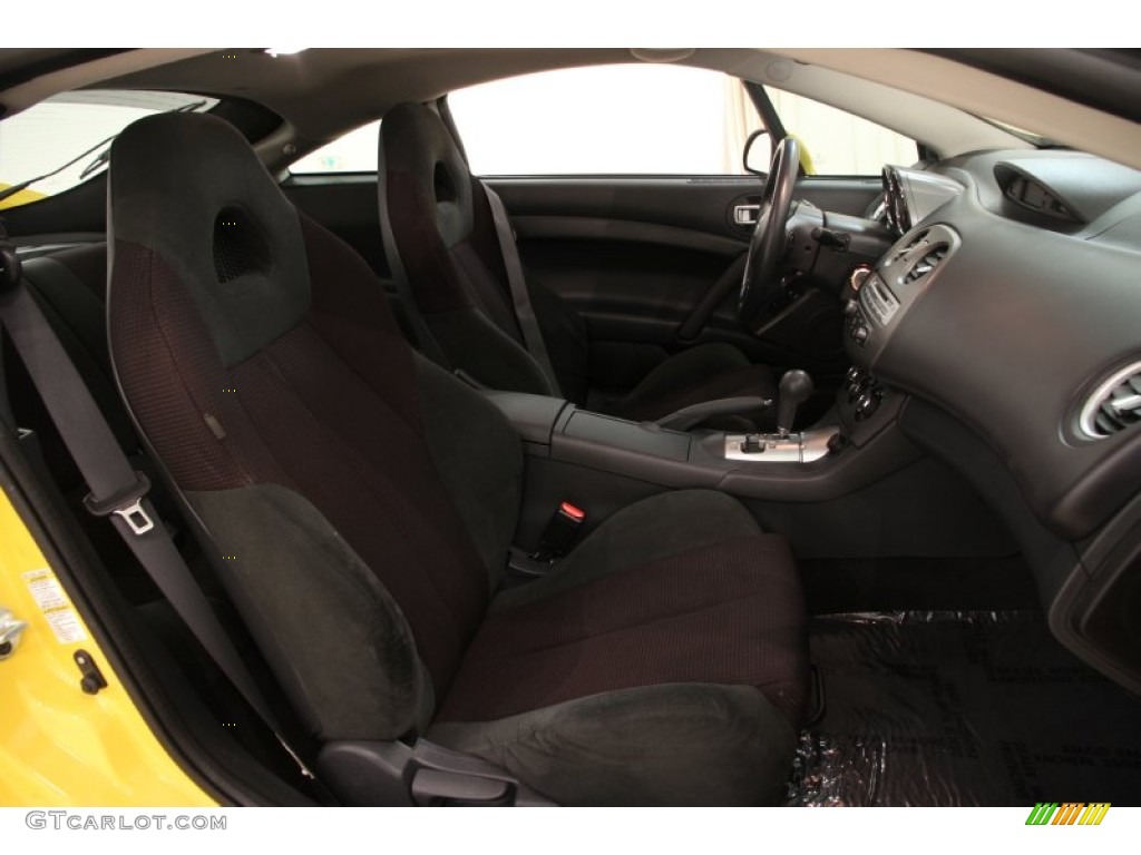 2009 Eclipse GS Coupe - Solar Satin Yellow / Dark Charcoal photo #13