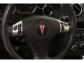 2010 Pontiac G6 Ebony Interior Steering Wheel Photo
