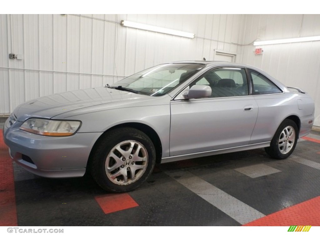 2001 Accord EX V6 Coupe - Satin Silver Metallic / Charcoal photo #2