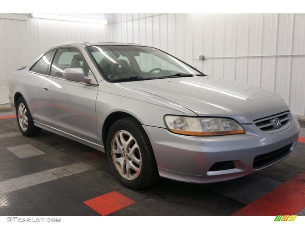 2001 Accord EX V6 Coupe - Satin Silver Metallic / Charcoal photo #5