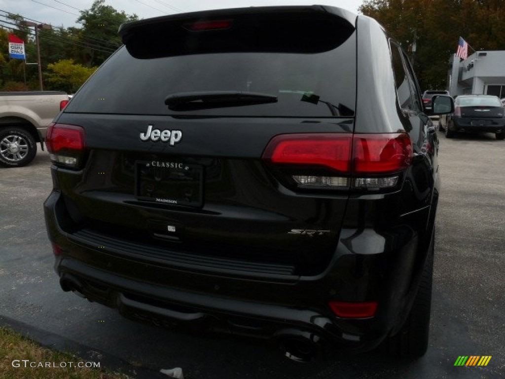 Brilliant Black Crystal Pearl 2015 Jeep Grand Cherokee SRT 4x4 Exterior Photo #98248541