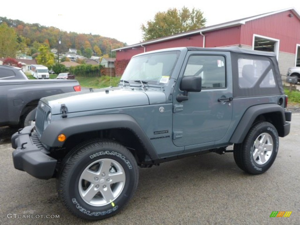 2015 Wrangler Sport 4x4 - Anvil / Black photo #1