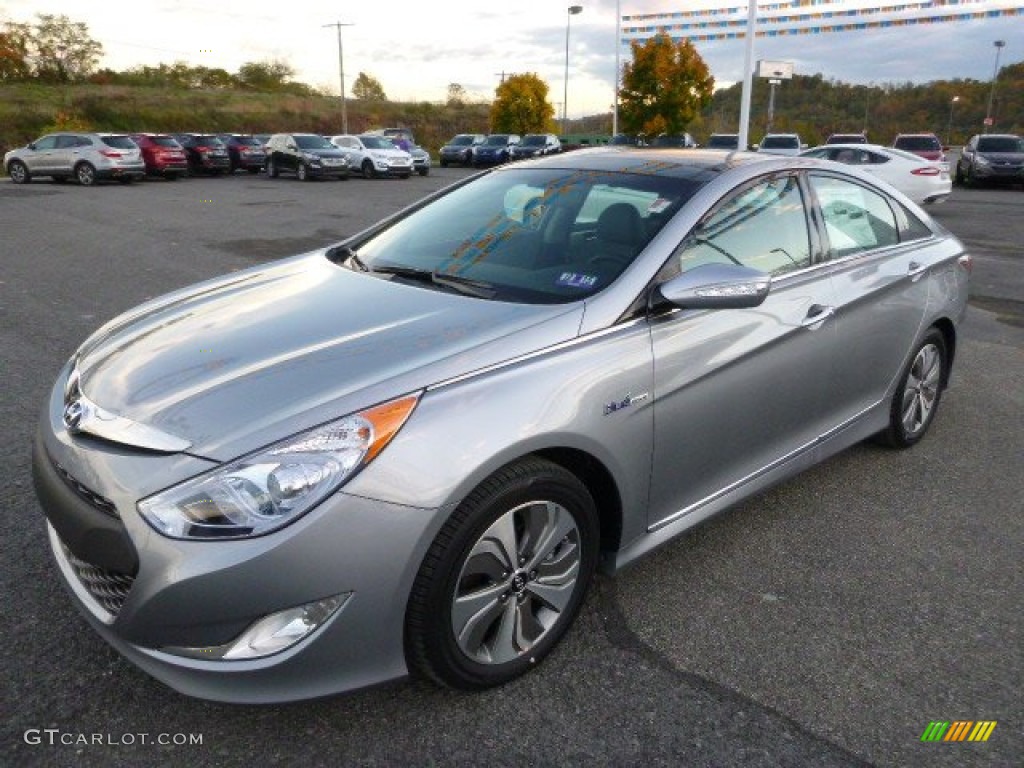 Pewter Gray Metallic 2015 Hyundai Sonata Hybrid Limited Exterior Photo #98252783