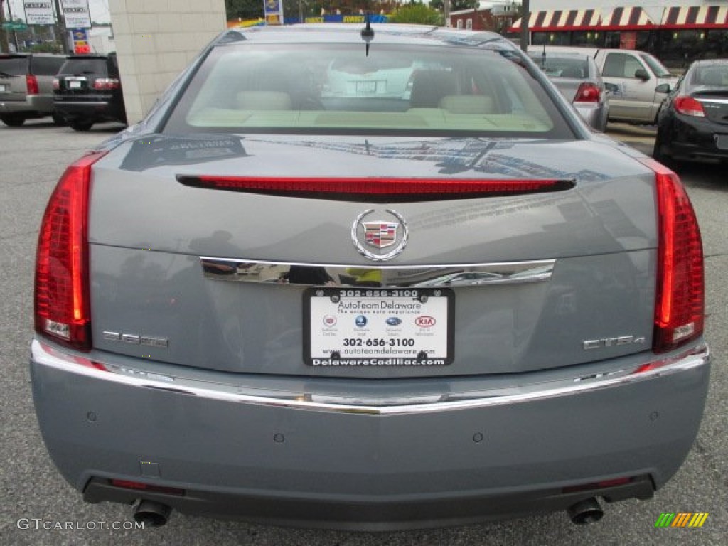 2008 CTS 4 AWD Sedan - Sunset Blue / Cashmere/Cocoa photo #5