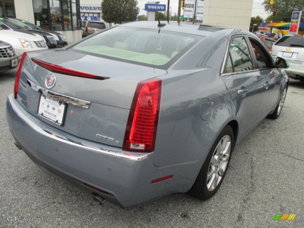 2008 CTS 4 AWD Sedan - Sunset Blue / Cashmere/Cocoa photo #6