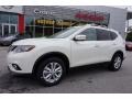 2015 Pearl White Nissan Rogue SV  photo #1