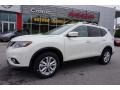 Pearl White 2015 Nissan Rogue SV