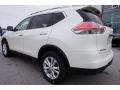 2015 Pearl White Nissan Rogue SV  photo #3