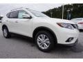 2015 Pearl White Nissan Rogue SV  photo #6