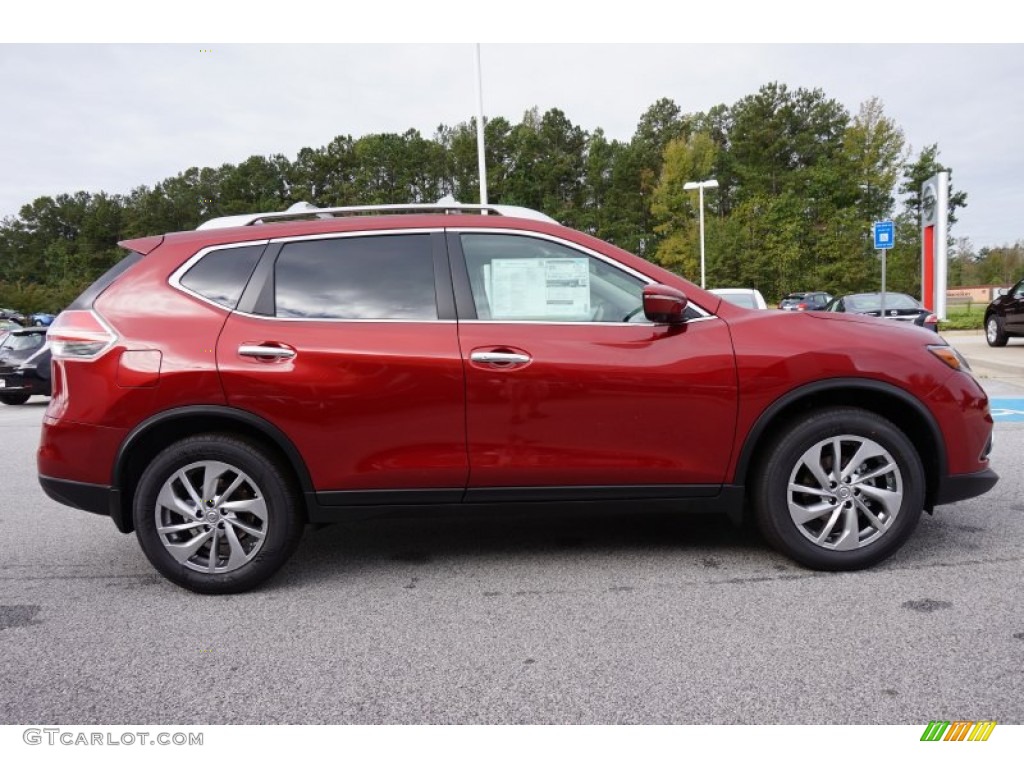 Cayenne Red 2015 Nissan Rogue SL Exterior Photo #98253881