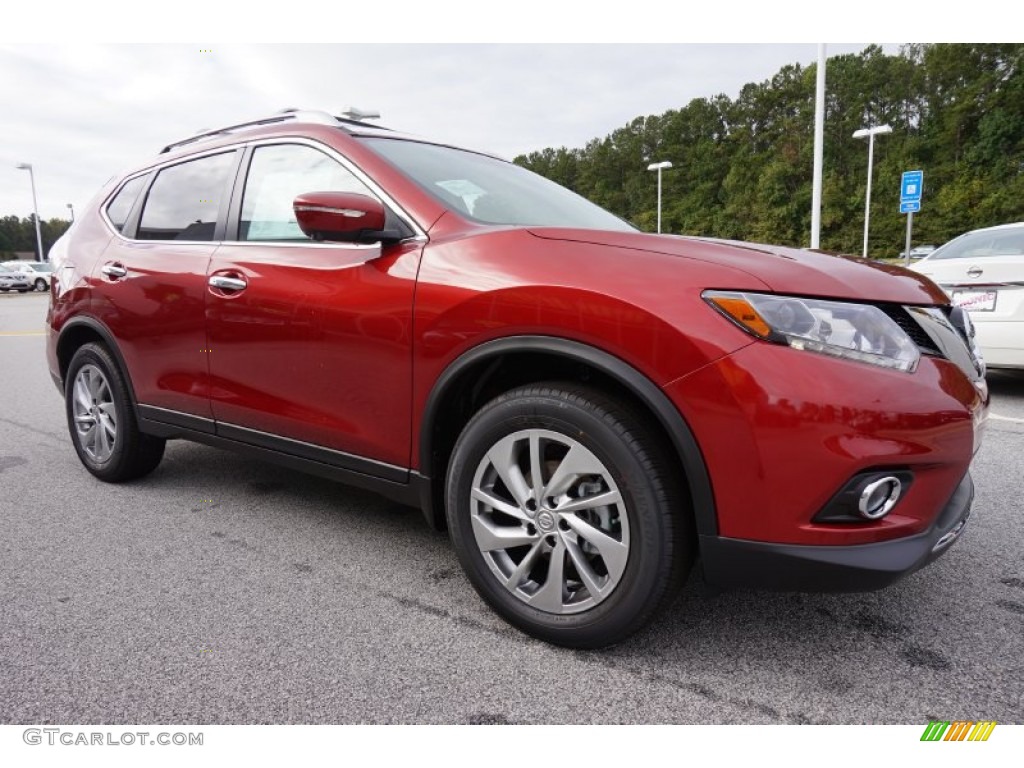 Cayenne Red 2015 Nissan Rogue SL Exterior Photo #98253905