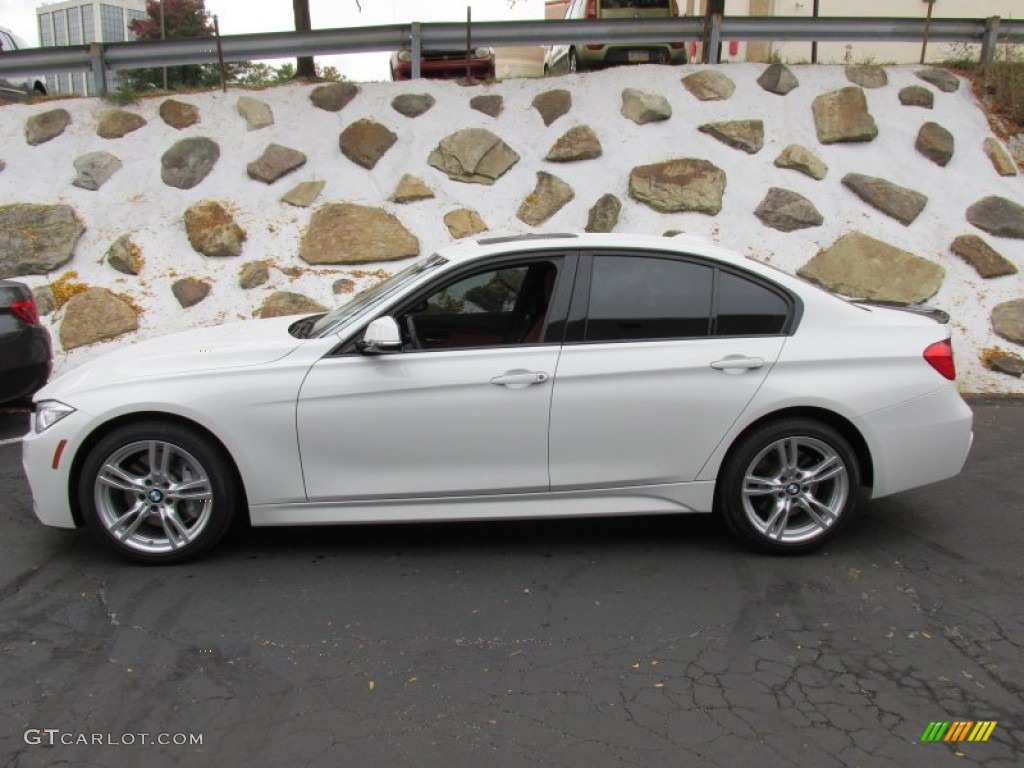 Alpine White 2014 BMW 3 Series 335i xDrive Sedan Exterior Photo #98254343