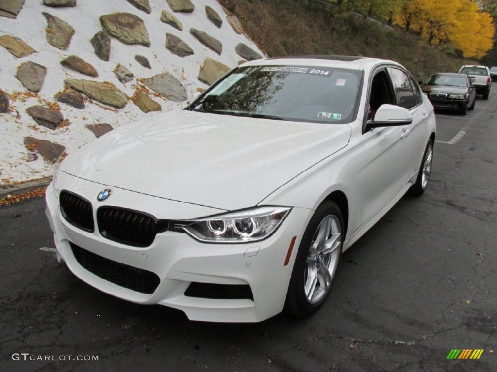 Alpine White 2014 BMW 3 Series 335i xDrive Sedan Exterior Photo #98254514