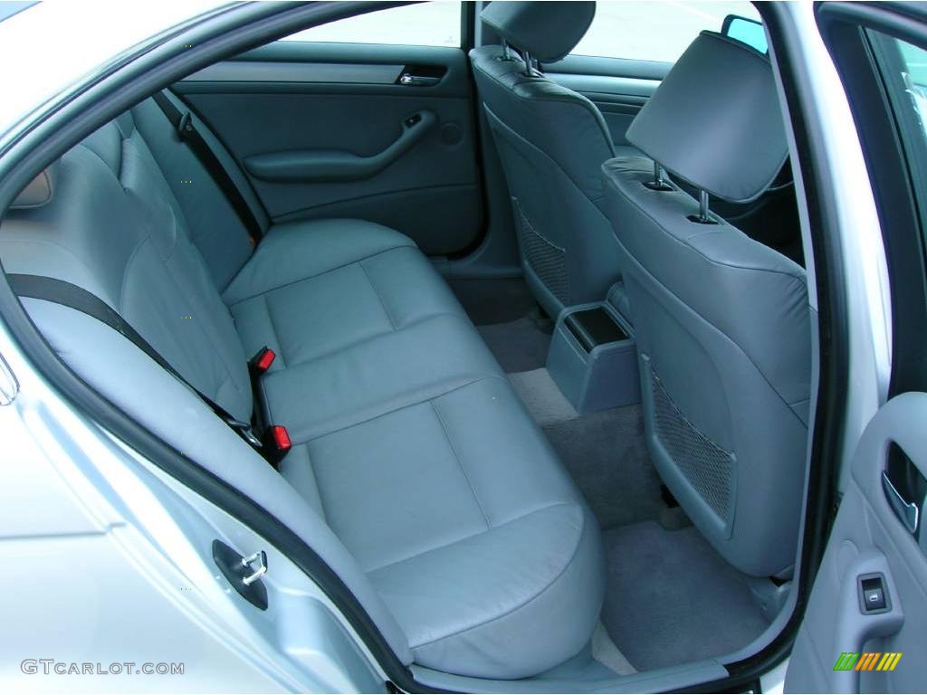 2001 3 Series 330i Sedan - Titanium Silver Metallic / Grey photo #18