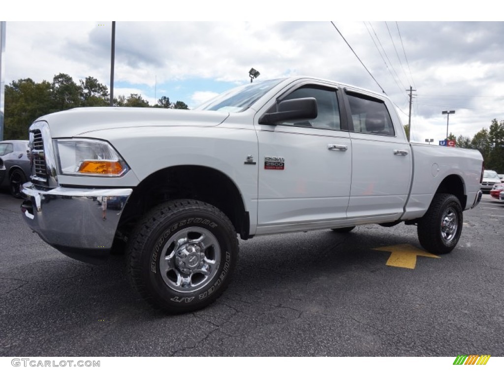 2012 Ram 2500 HD SLT Crew Cab 4x4 - Bright White / Dark Slate/Medium Graystone photo #3