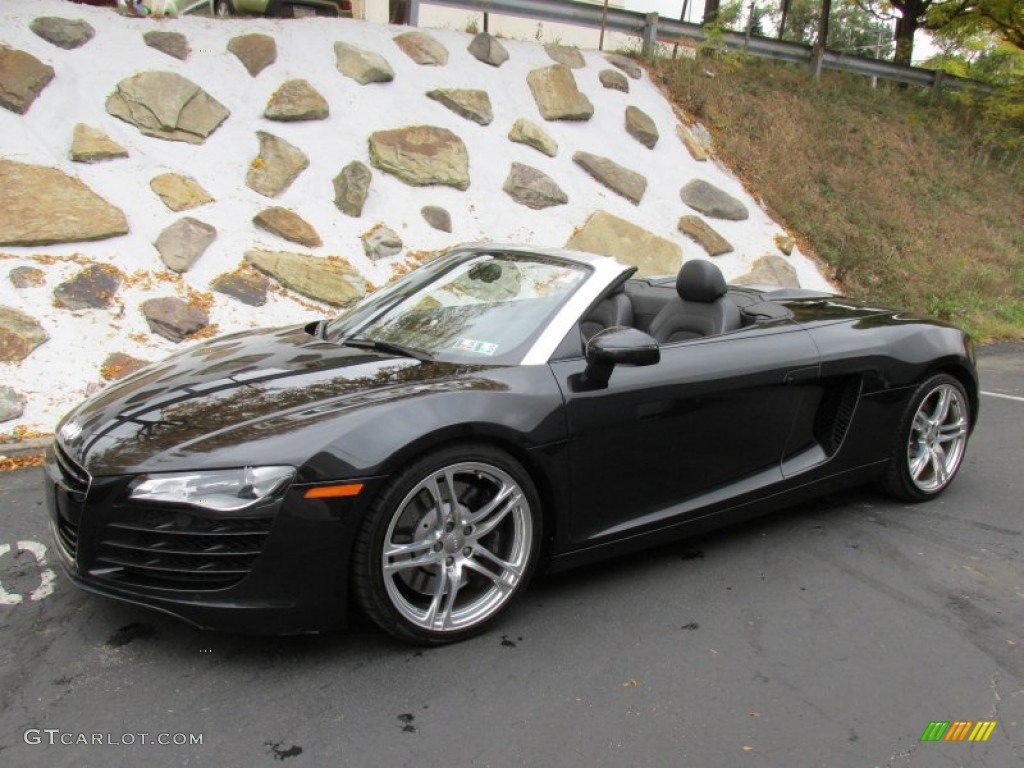2012 R8 4.2 FSI quattro - Phantom Black Pearl Effect / Black photo #1