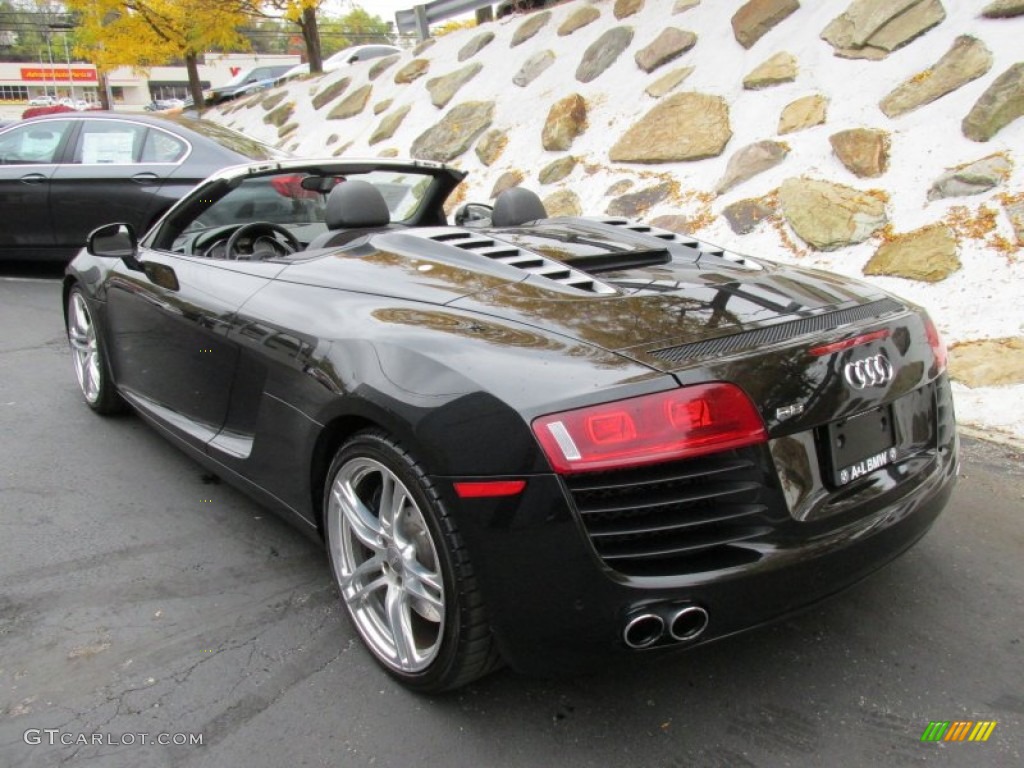 2012 R8 4.2 FSI quattro - Phantom Black Pearl Effect / Black photo #4