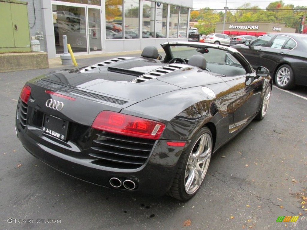 2012 R8 4.2 FSI quattro - Phantom Black Pearl Effect / Black photo #6