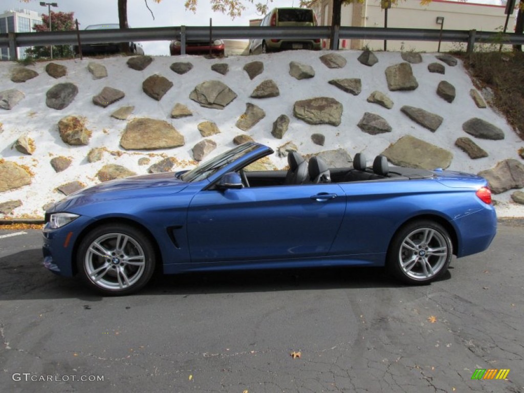 Estoril Blue Metallic 2015 BMW 4 Series 435i xDrive Convertible Exterior Photo #98256407