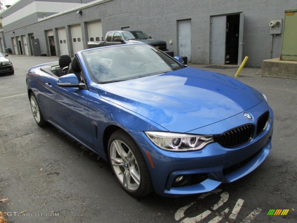 Estoril Blue Metallic 2015 BMW 4 Series 435i xDrive Convertible Exterior Photo #98256536