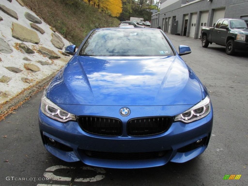 Estoril Blue Metallic 2015 BMW 4 Series 435i xDrive Convertible Exterior Photo #98256560