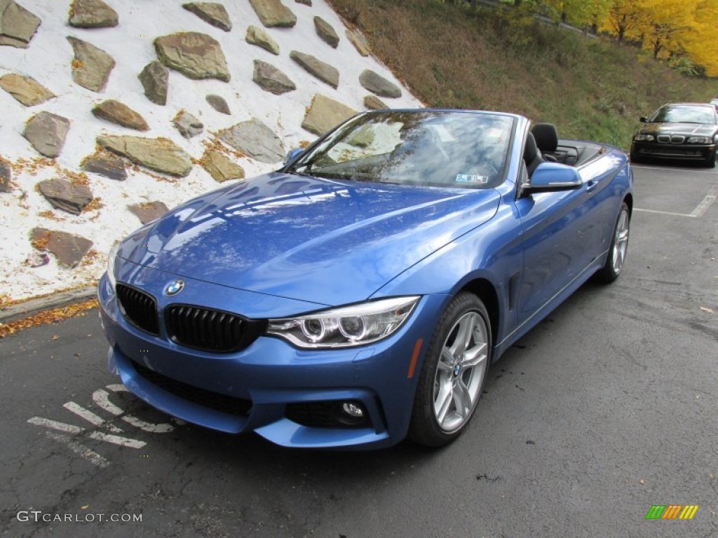 Estoril Blue Metallic 2015 BMW 4 Series 435i xDrive Convertible Exterior Photo #98256587