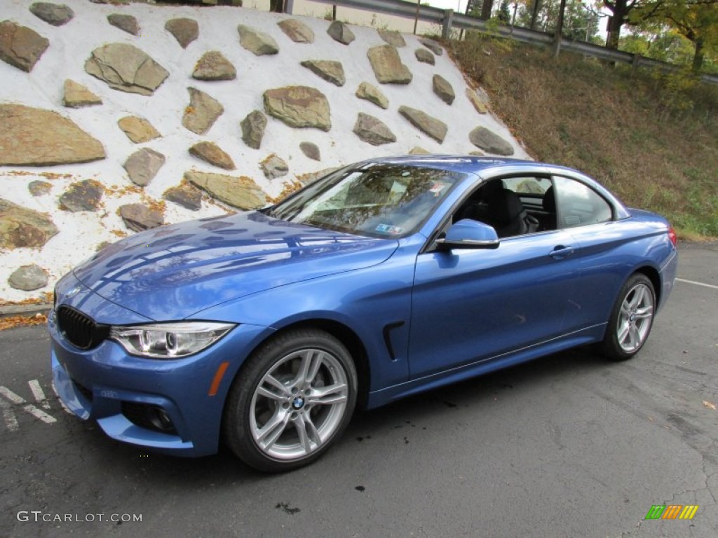 Estoril Blue Metallic 2015 BMW 4 Series 435i xDrive Convertible Exterior Photo #98256611
