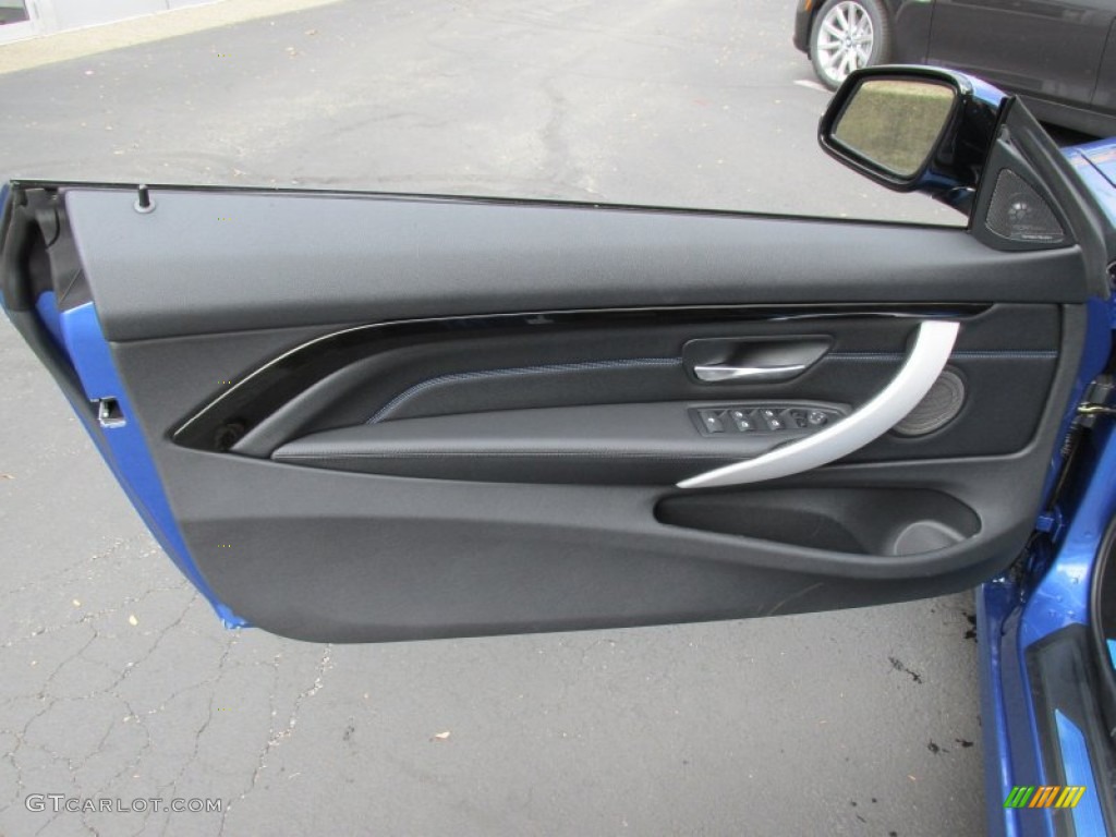2015 BMW 4 Series 435i xDrive Convertible Black Door Panel Photo #98256656
