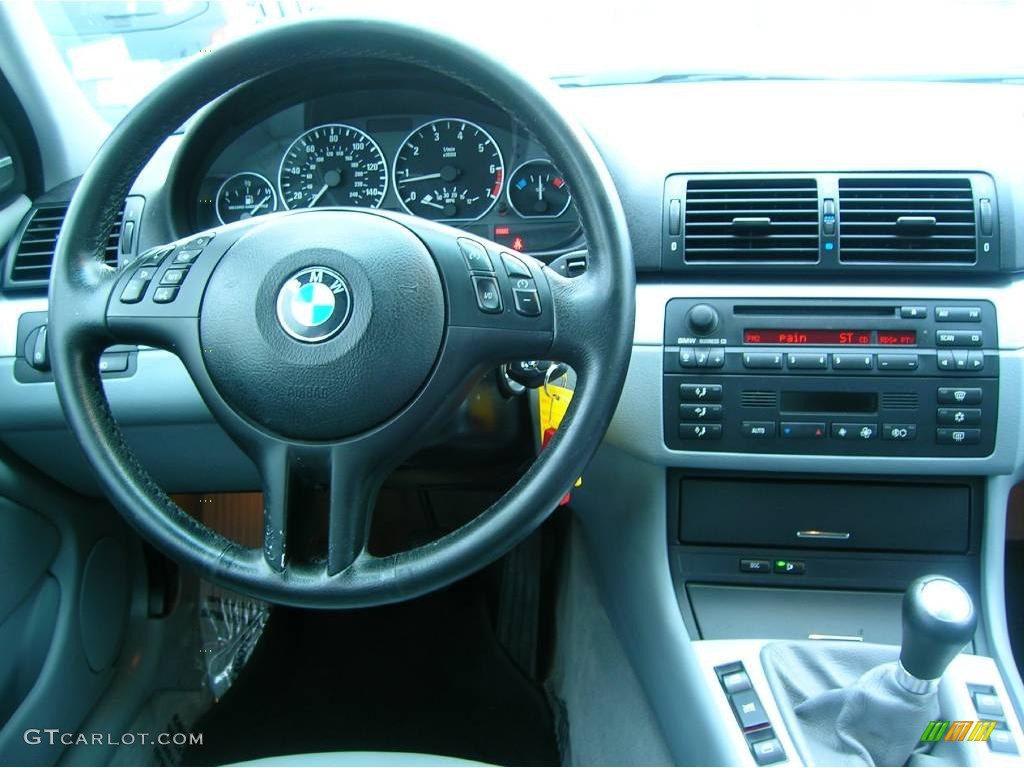 2001 3 Series 330i Sedan - Titanium Silver Metallic / Grey photo #21